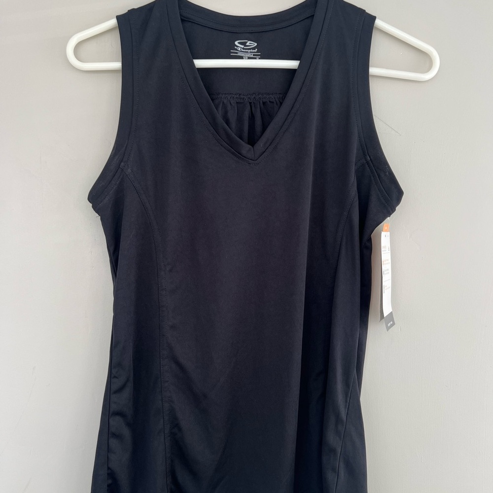Champion Black V-Neck Performance Tank